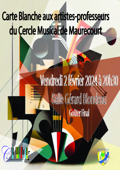 Concert des professeurs du Cercle Musical de Maurecourt
